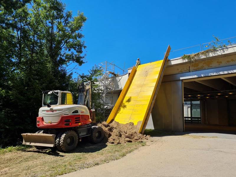 Dachsanierung Pfändertunnelgalerie A14
